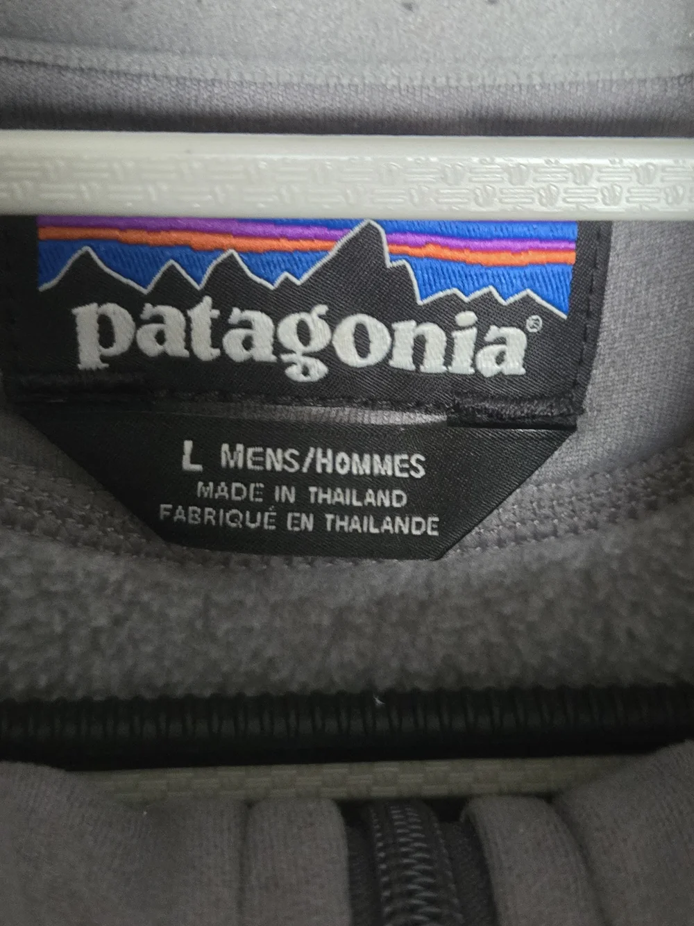 Patagonia Better Sweater Mens L Gray 1/4 Zip Fleece Pullover Chest Pocket